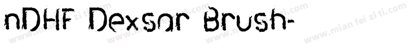 nDHF Dexsar Brush字体转换